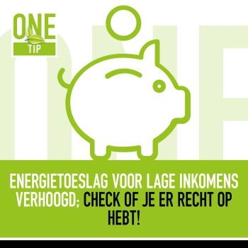 energietoeslag verhoogd